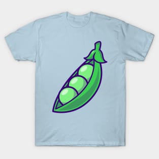 Peas Vegetable Cartoon T-Shirt